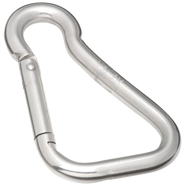 National Hardware National Hardware 3/4 in. D X 4-3/4 in. L Stainless Steel Spring Snap 1100 lb N262-428 - main